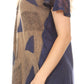 Sakkas Allegra Women's Short Sleeve Loose Fit Casual Tie Dye Blouse Tunic Shirt