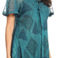 Sakkas Allegra Women's Short Sleeve Loose Fit Casual Tie Dye Blouse Tunic Shirt
