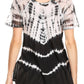 Sakkas Allegra Women's Short Sleeve Loose Fit Casual Tie Dye Blouse Tunic Shirt
