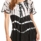 Sakkas Allegra Women's Short Sleeve Loose Fit Casual Tie Dye Blouse Tunic Shirt