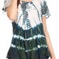 Sakkas Allegra Women's Short Sleeve Loose Fit Casual Tie Dye Blouse Tunic Shirt