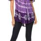 Sakkas Aline Women's Short Sleeve Casual Light Loose Scoop Neck Top Blouse Shirt