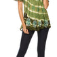 Sakkas Aline Women's Short Sleeve Casual Light Loose Scoop Neck Top Blouse Shirt