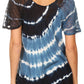 Sakkas Aline Women's Short Sleeve Casual Light Loose Scoop Neck Top Blouse Shirt