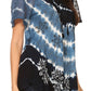 Sakkas Aline Women's Short Sleeve Casual Light Loose Scoop Neck Top Blouse Shirt