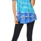 Sakkas Aline Women's Short Sleeve Casual Light Loose Scoop Neck Top Blouse Shirt