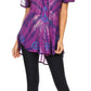 Sakkas Aline Women's Short Sleeve Casual Light Loose Scoop Neck Top Blouse Shirt