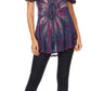 Sakkas Aline Women's Short Sleeve Casual Light Loose Scoop Neck Top Blouse Shirt