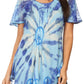 Sakkas Aline Women's Short Sleeve Casual Light Loose Scoop Neck Top Blouse Shirt