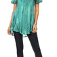 Sakkas Aline Women's Short Sleeve Casual Light Loose Scoop Neck Top Blouse Shirt