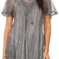 Sakkas Aline Women's Short Sleeve Casual Light Loose Scoop Neck Top Blouse Shirt
