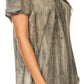 Sakkas Aline Women's Short Sleeve Casual Light Loose Scoop Neck Top Blouse Shirt