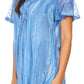Sakkas Aline Women's Short Sleeve Casual Light Loose Scoop Neck Top Blouse Shirt