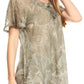 Sakkas Marzia Women's Loose Fit Short Sleeve Casual Tie Dye Batik Blouse Top Tunic