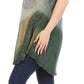 Sakkas Marzia Women's Loose Fit Short Sleeve Casual Tie Dye Batik Blouse Top Tunic