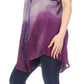 Sakkas Marzia Women's Loose Fit Short Sleeve Casual Tie Dye Batik Blouse Top Tunic