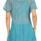 Sakkas Marzia Women's Loose Fit Short Sleeve Casual Tie Dye Batik Blouse Top Tunic