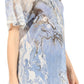 Sakkas Marzia Women's Loose Fit Short Sleeve Casual Tie Dye Batik Blouse Top Tunic