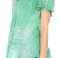 Sakkas Marzia Women's Loose Fit Short Sleeve Casual Tie Dye Batik Blouse Top Tunic