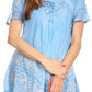 Sakkas Marzia Women's Loose Fit Short Sleeve Casual Tie Dye Batik Blouse Top Tunic
