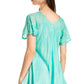 Sakkas Marzia Women's Loose Fit Short Sleeve Casual Tie Dye Batik Blouse Top Tunic