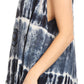 Sakkas Milva Women's Casual Loose Sleeveless Tie Dye Printed Tank Top Blouse Tunic