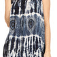 Sakkas Milva Women's Casual Loose Sleeveless Tie Dye Printed Tank Top Blouse Tunic