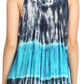 Sakkas Milva Women's Casual Loose Sleeveless Tie Dye Printed Tank Top Blouse Tunic
