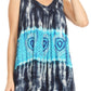 Sakkas Milva Women's Casual Loose Sleeveless Tie Dye Printed Tank Top Blouse Tunic