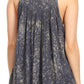 Sakkas Milva Women's Casual Loose Sleeveless Tie Dye Printed Tank Top Blouse Tunic