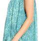 Sakkas Milva Women's Casual Loose Sleeveless Tie Dye Printed Tank Top Blouse Tunic