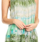 Sakkas Lidia Women's Casual Loose Batik Tie Dye Sleeveless Tank Top Blouse Tunic