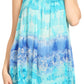 Sakkas Lidia Women's Casual Loose Batik Tie Dye Sleeveless Tank Top Blouse Tunic