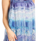 Sakkas Lidia Women's Casual Loose Batik Tie Dye Sleeveless Tank Top Blouse Tunic