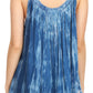 Sakkas Lidia Women's Casual Loose Batik Tie Dye Sleeveless Tank Top Blouse Tunic