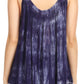 Sakkas Lidia Women's Casual Loose Batik Tie Dye Sleeveless Tank Top Blouse Tunic