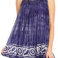 Sakkas Lidia Women's Casual Loose Batik Tie Dye Sleeveless Tank Top Blouse Tunic