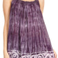 Sakkas Lidia Women's Casual Loose Batik Tie Dye Sleeveless Tank Top Blouse Tunic