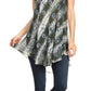 Sakkas Mai Women's Casual Swing Sleeveless Loose Tie Dye Tunic Tank Top