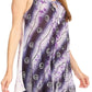 Sakkas Mai Women's Casual Swing Sleeveless Loose Tie Dye Tunic Tank Top