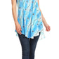 Sakkas Mai Women's Casual Swing Sleeveless Loose Tie Dye Tunic Tank Top