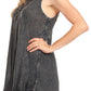 Sakkas Mai Women's Casual Swing Sleeveless Loose Tie Dye Tunic Tank Top