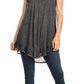 Sakkas Mai Women's Casual Swing Sleeveless Loose Tie Dye Tunic Tank Top