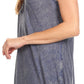 Sakkas Mai Women's Casual Swing Sleeveless Loose Tie Dye Tunic Tank Top