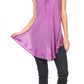 Sakkas Mai Women's Casual Swing Sleeveless Loose Tie Dye Tunic Tank Top