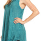 Sakkas Mai Women's Casual Swing Sleeveless Loose Tie Dye Tunic Tank Top