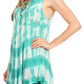 Sakkas Mai Women's Casual Swing Sleeveless Loose Tie Dye Tunic Tank Top