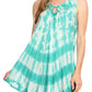 Sakkas Mai Women's Casual Swing Sleeveless Loose Tie Dye Tunic Tank Top