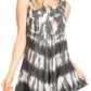 Sakkas Mai Women's Casual Swing Sleeveless Loose Tie Dye Tunic Tank Top
