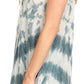 Sakkas Mai Women's Casual Swing Sleeveless Loose Tie Dye Tunic Tank Top